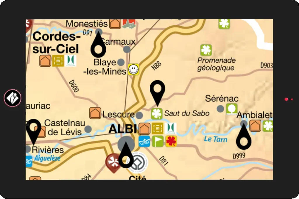 N°2 : <br/>Albi, La rouge